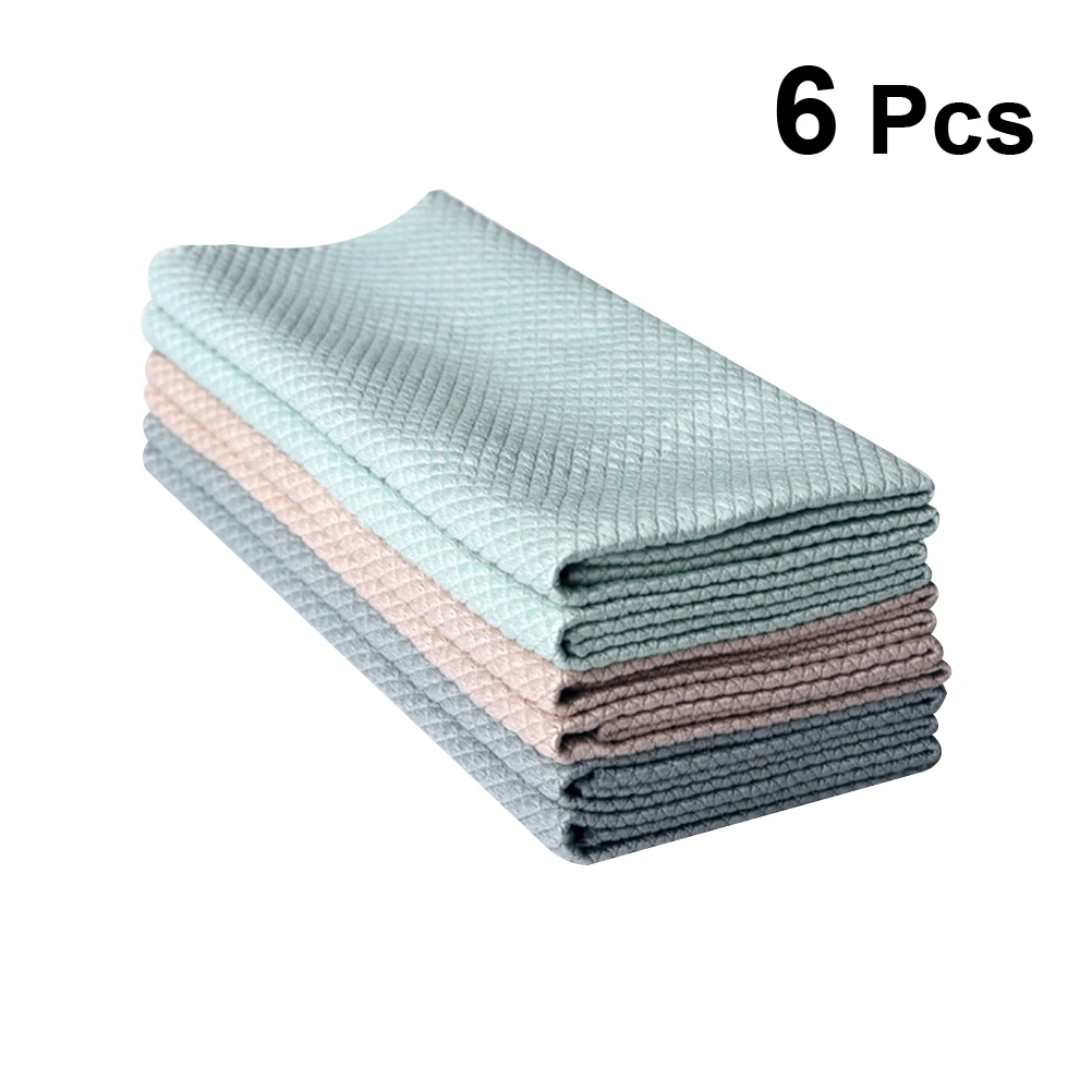 6pcs Fish Scale Pattern Cleaning Towel Premium Material Water Absorption Foldable Kitchen Bathroom Window Glass Car Cleaning
6pcs Fish Scale Pattern Cleaning Towel Premium Material Water Absorption Foldable Kitchen Bathroom Window Glass Car Cleaning