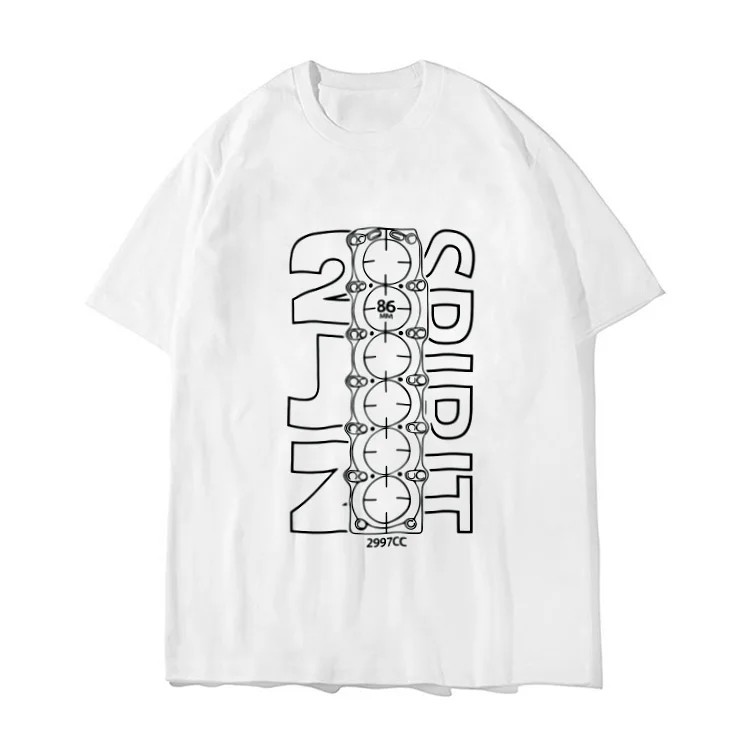 2JZ Car Engine Clothes Short Sleeve Supra Turbo Engine Modification Peripheral Theme Tee Loose Pure Cotton
2JZ Car Engine Clothes Short Sleeve Supra Turbo Engine Modification Peripheral Theme Tee Loose Pure Cotton