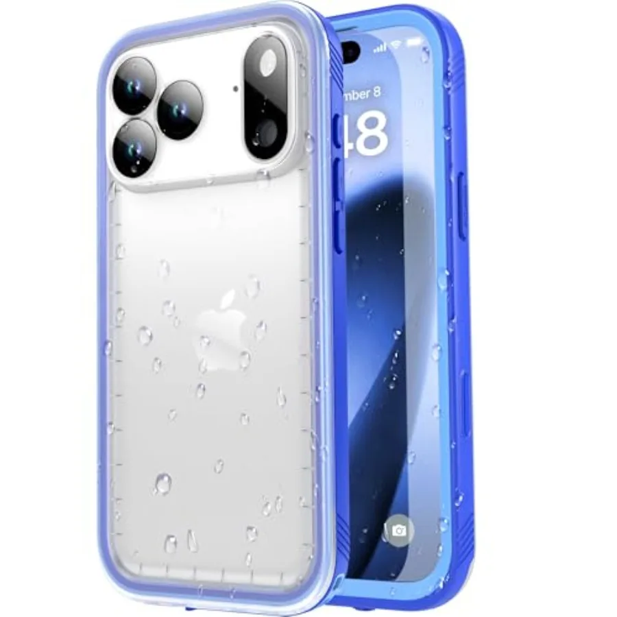 Водонепроницаемый чехол для iPhone 17 Pro Max — противоударный пылезащитный чехол со встроенной защитной пленкой для экрана, сверхпрочный корпус
Водонепроницаемый чехол для iPhone 17 Pro Max — противоударный пылезащитный чехол со встроенной защитной пленкой для экрана, сверхпрочный корпус