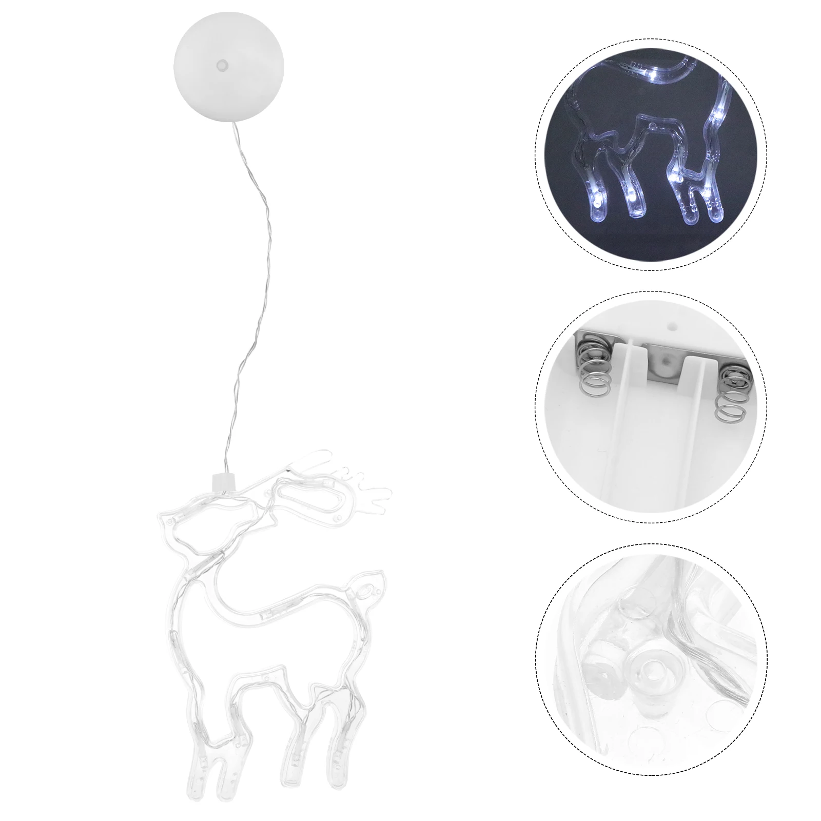 Led Hanging Window Lights Christmas Elk Style Bright White Fairy Lights Indoor Party Decoration Suction Cup
Led Hanging Window Lights Christmas Elk Style Bright White Fairy Lights Indoor Party Decoration Suction Cup