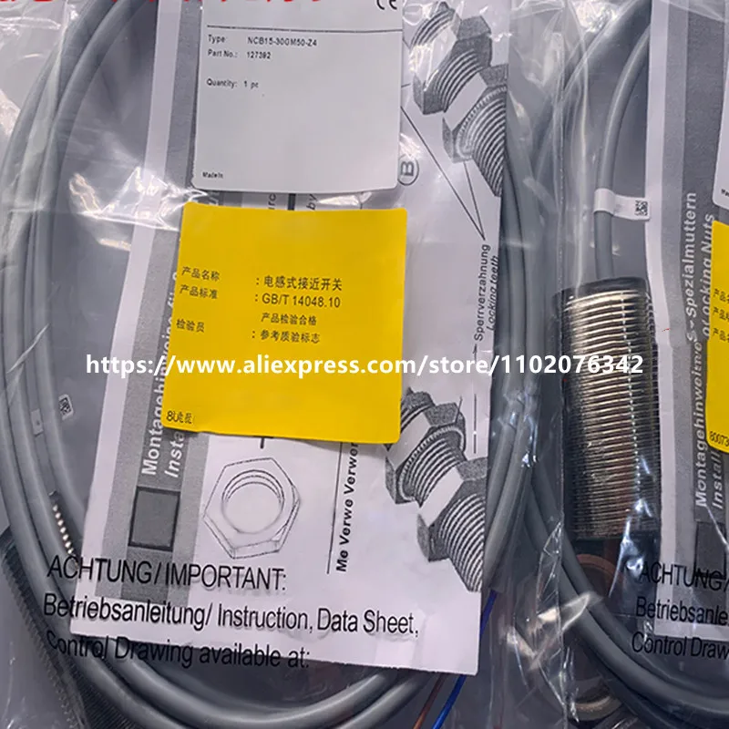 3PCS New P+F proximity switch NCB15-30GM50-Z4 NCB15-30GM50-Z5 NBN15-30GM50-Z4
3PCS New P+F proximity switch NCB15-30GM50-Z4 NCB15-30GM50-Z5 NBN15-30GM50-Z4