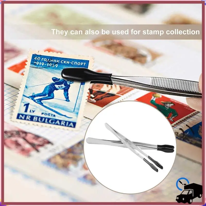 Efficient Rubber Tip Tweezers Set For Craft Laboratory Industrial Hobby Tweezers Pliers Jewelry Stamp Plastic Box 12/15Cm
Efficient Rubber Tip Tweezers Set For Craft Laboratory Industrial Hobby Tweezers Pliers Jewelry Stamp Plastic Box 12/15Cm