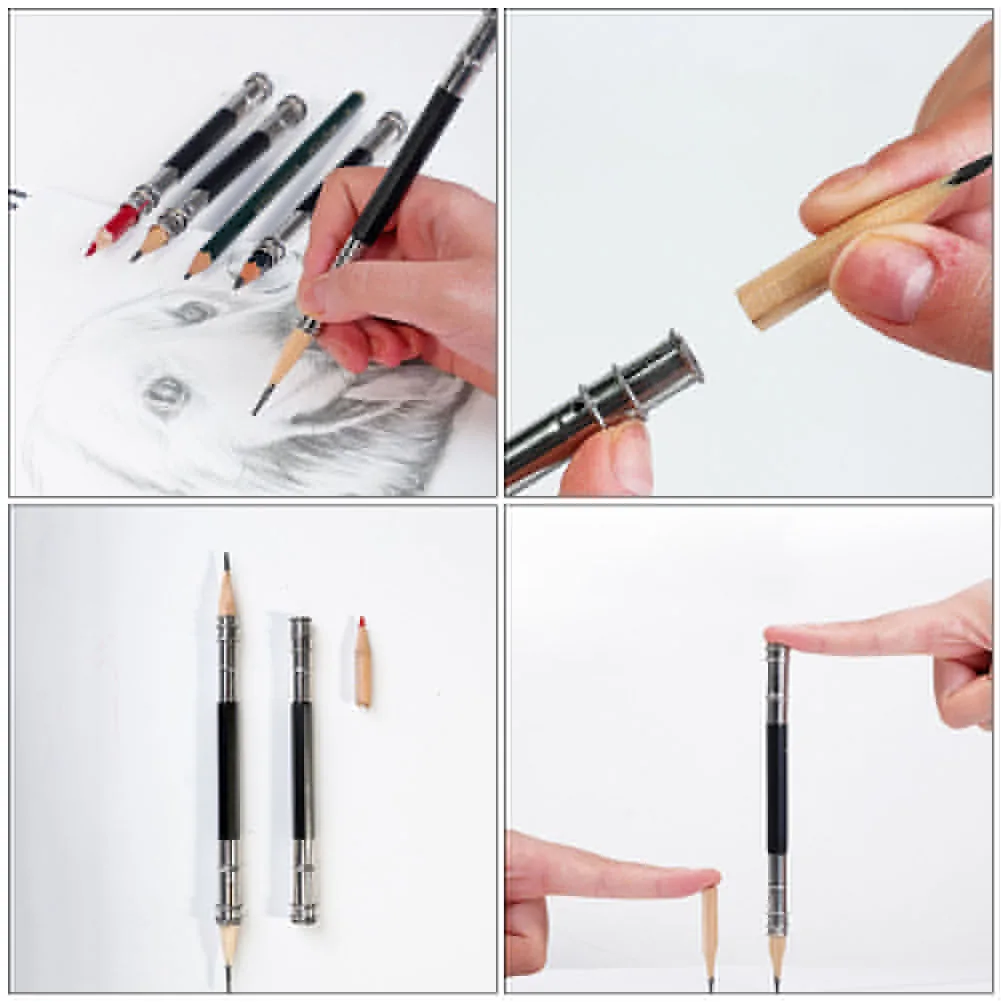 12 Pcs Pencil Extender Lengthening Holder Colored Pencils Crayon Students Office Supplies Lightweight Durable
12 Pcs Pencil Extender Lengthening Holder Colored Pencils Crayon Students Office Supplies Lightweight Durable