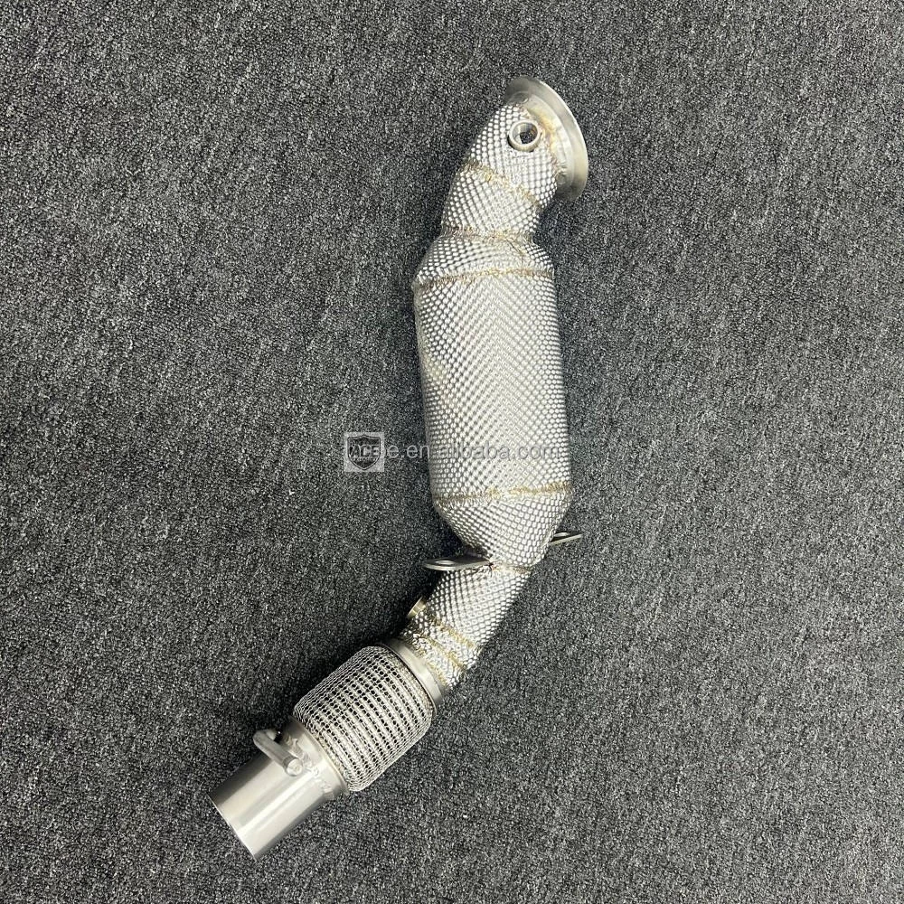 For BMW F30 316I N13 SS304 Stainless Steel Performance Exhaust System Catless Downpipe with Heat Shield
For BMW F30 316I N13 SS304 Stainless Steel Performance Exhaust System Catless Downpipe with Heat Shield