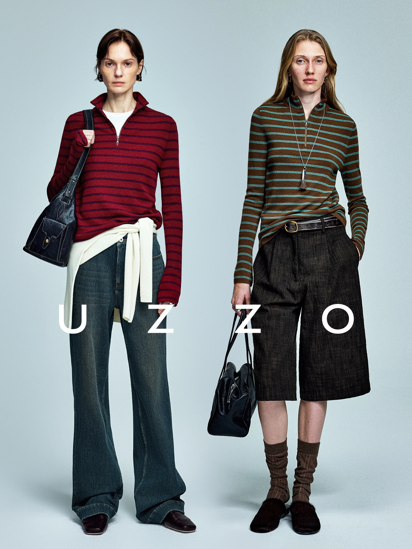 Свитер женский UZZO, современный, геометрический, с 60-ю полосками, воротник-стойка, осенне-зимний, на молнии, из мягкой шерстяной ткани, длинный, вязаный
Свитер женский UZZO, современный, геометрический, с 60-ю полосками, воротник-стойка, осенне-зимний, на молнии, из мягкой шерстяной ткани, длинный, вязаный