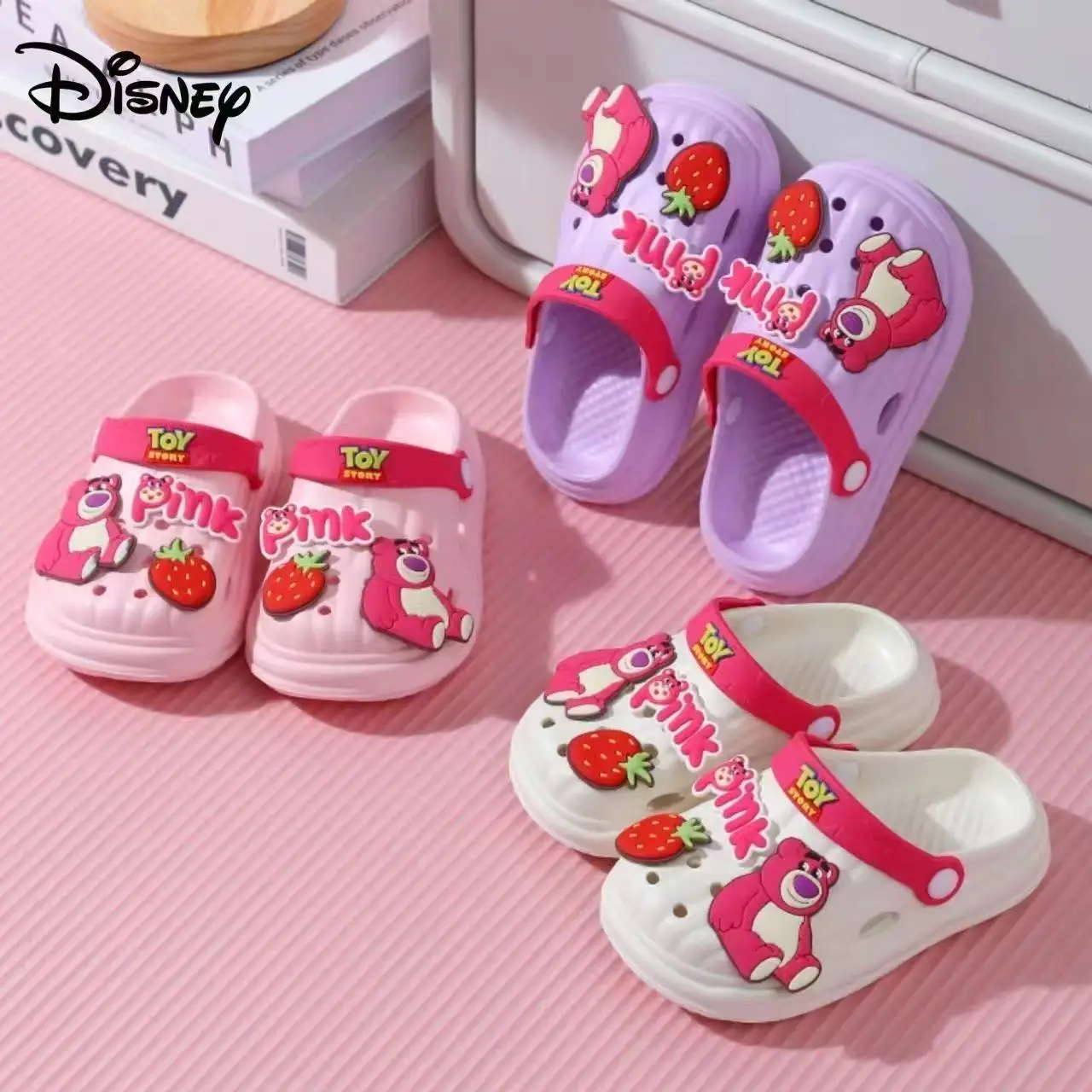 Summer Children Garden Shoes Baby Boy Cartoon Toy Story Lotso Print Sandal Girl Slipper Kid Indoor Non-slip Beach Sandal 24-35
Summer Children Garden Shoes Baby Boy Cartoon Toy Story Lotso Print Sandal Girl Slipper Kid Indoor Non-slip Beach Sandal 24-35
