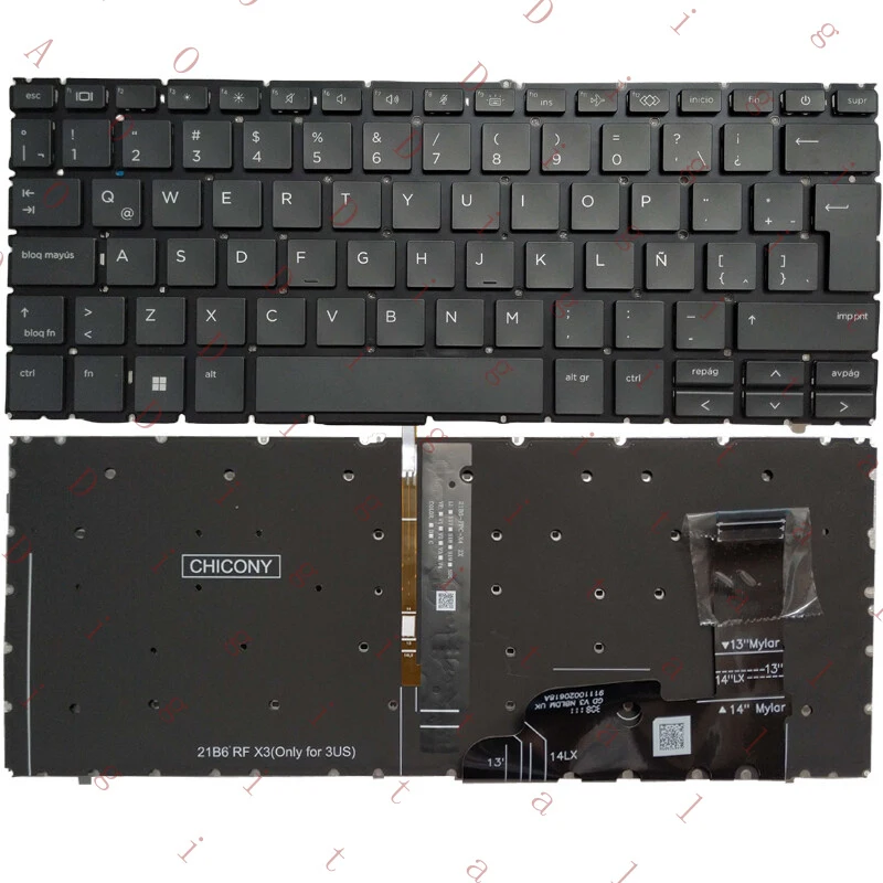 LL NEW FOR HP ZBook Firefly 14 G9 14 G10 14 G11 French Spanish/Latin Keyboard
LL NEW FOR HP ZBook Firefly 14 G9 14 G10 14 G11 French Spanish/Latin Keyboard