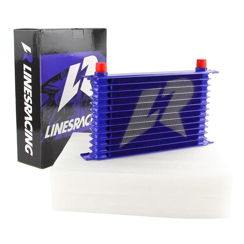 LR Universal AN10 13 Row Oil Cooler Engine/Transmission 7/8"-14 UNF Racing AluminumTrust Type Black/Blue
LR Universal AN10 13 Row Oil Cooler Engine/Transmission 7/8"-14 UNF Racing AluminumTrust Type Black/Blue