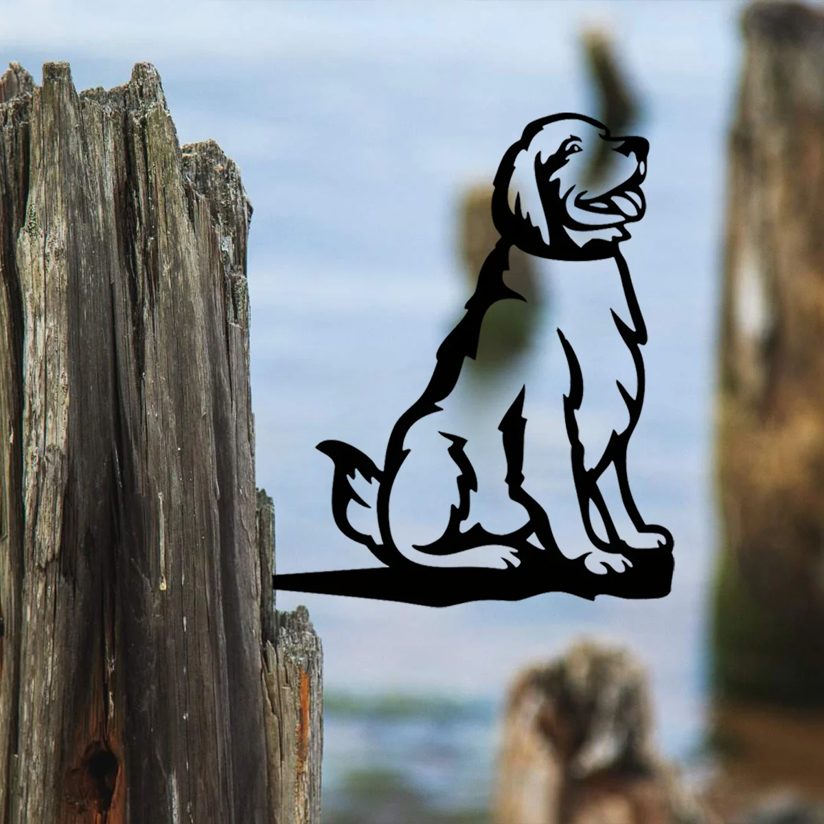 Promotion Metal Golden Retriever Silhouette Puppy Dog Sign Cutout Rustic Outdoor decoration Home Garden Decor Housewarming Gift
Promotion Metal Golden Retriever Silhouette Puppy Dog Sign Cutout Rustic Outdoor decoration Home Garden Decor Housewarming Gift