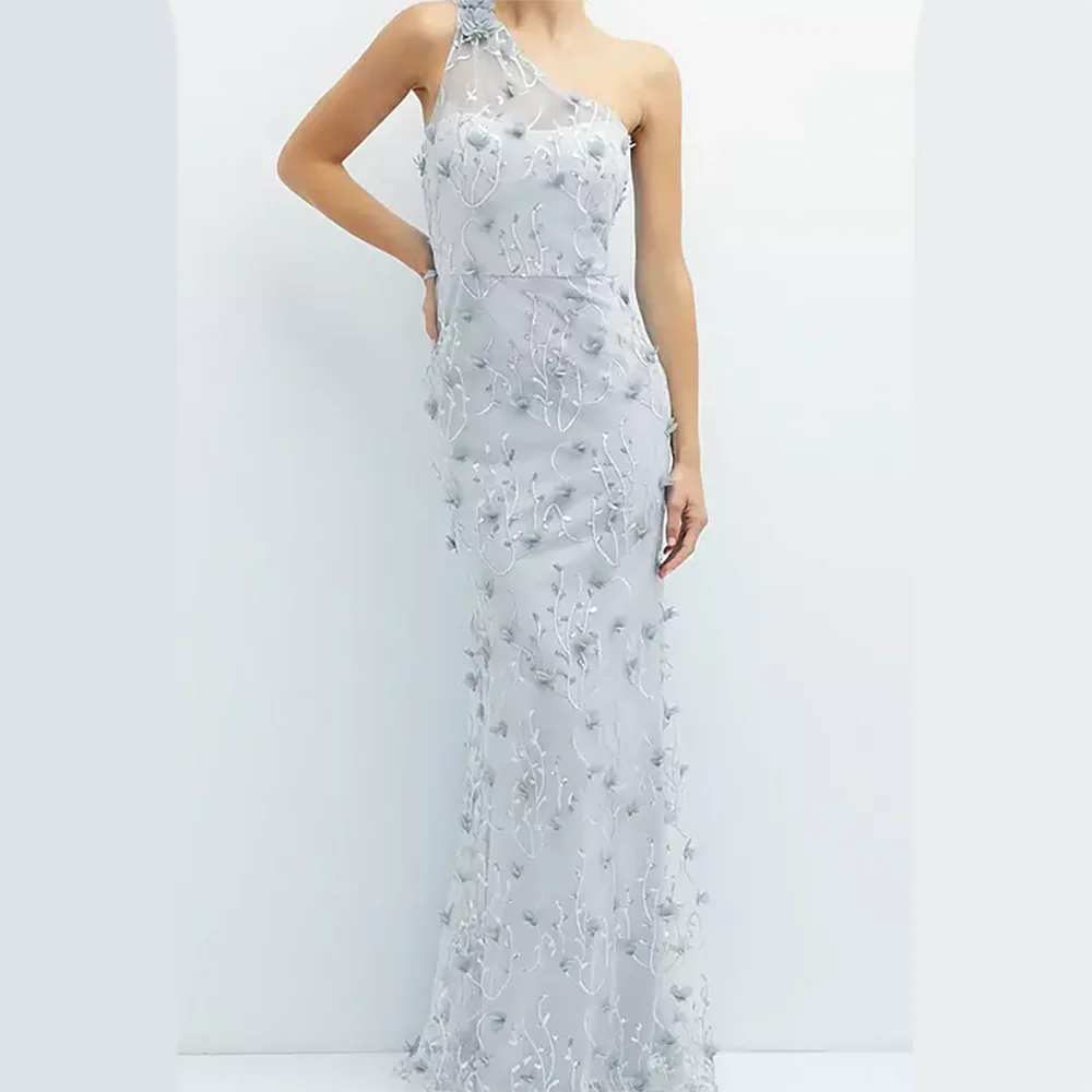 Classic One Shoulder Appliquins Sleeveless Mermaid Formal Evening Dresses Birthday Party Prom Gowns Customized
Classic One Shoulder Appliquins Sleeveless Mermaid Formal Evening Dresses Birthday Party Prom Gowns Customized