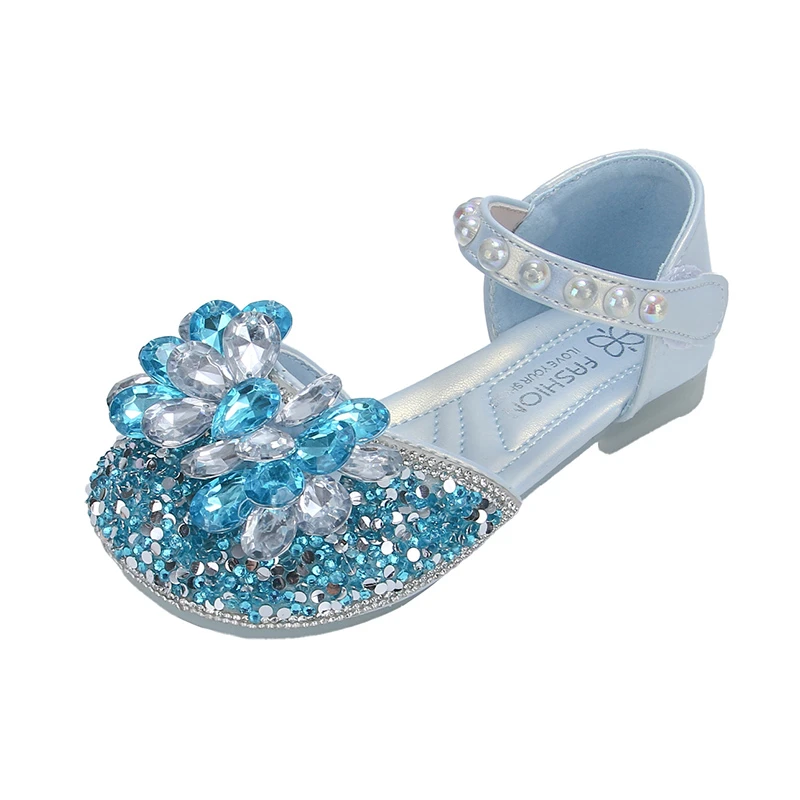 Girls Shiny Crystal Princess Shoes Children Half Sandals Soft Sole Anti Slip Baby Kids Sequins Leather Shoes for Party Wedding
Girls Shiny Crystal Princess Shoes Children Half Sandals Soft Sole Anti Slip Baby Kids Sequins Leather Shoes for Party Wedding