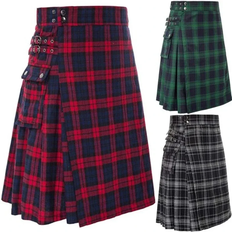 Men's Short Skirt Traditional Highland Tartan Practical Kilt
Men's Short Skirt Traditional Highland Tartan Practical Kilt
