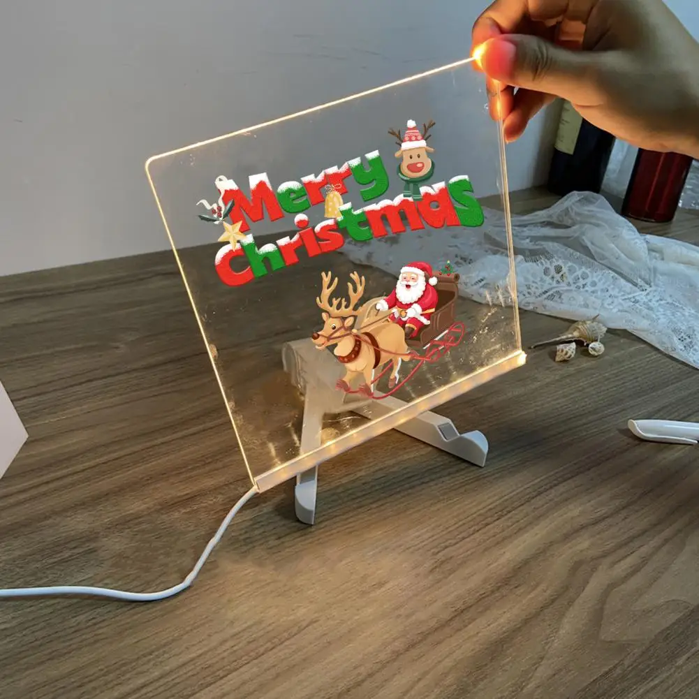 Versatile Message Board Portable Led Illuminated Drawing Board with Tripod Stand Pens Compact Acrylic Dry for Desktop for Easy
Versatile Message Board Portable Led Illuminated Drawing Board with Tripod Stand Pens Compact Acrylic Dry for Desktop for Easy