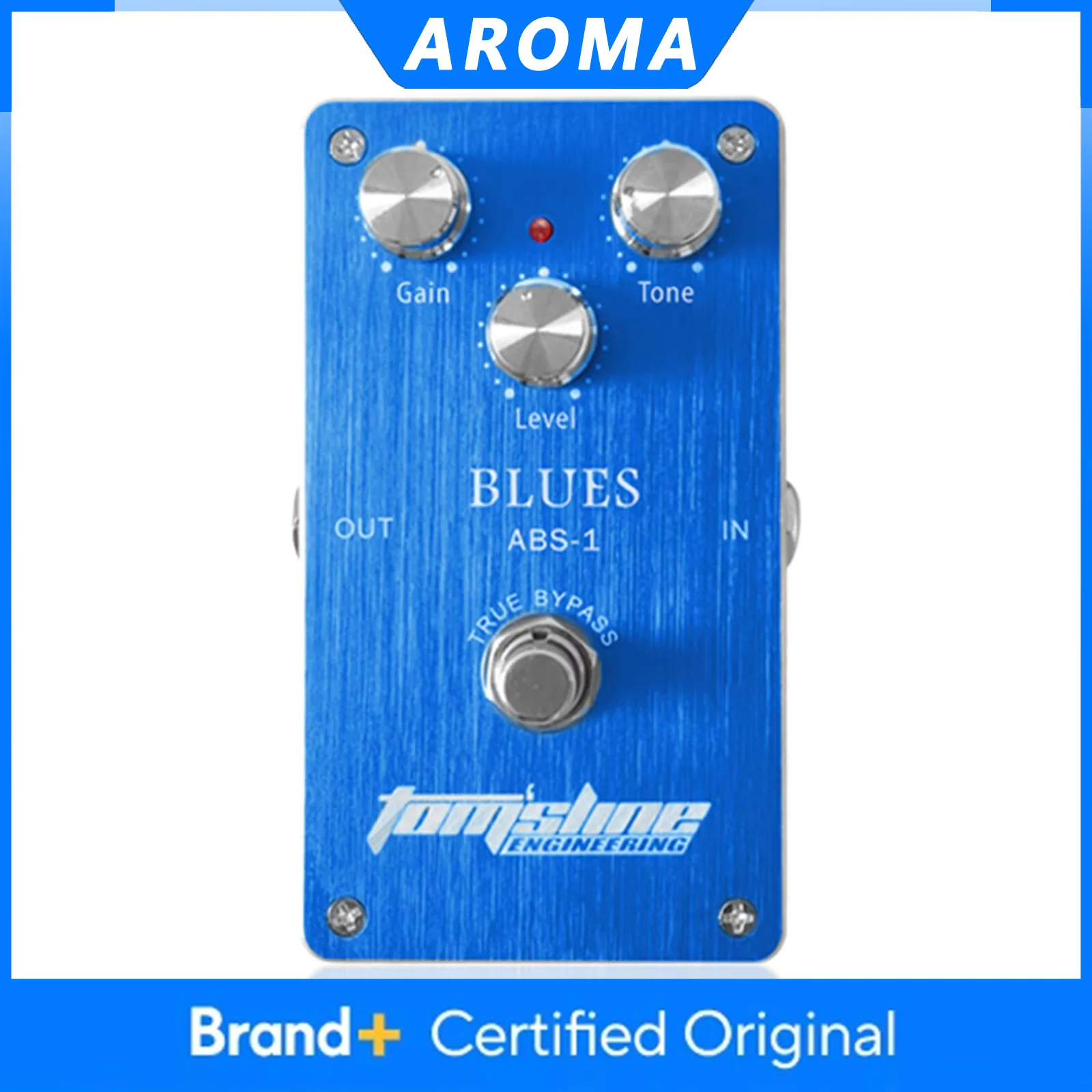 Электрогитарная педаль эффектов AROMA ABS-1 Blues Distortion, True Bypass, корпус из алюминиевого сплава, аксессуары для электрогитар
Электрогитарная педаль эффектов AROMA ABS-1 Blues Distortion, True Bypass, корпус из алюминиевого сплава, аксессуары для электрогитар