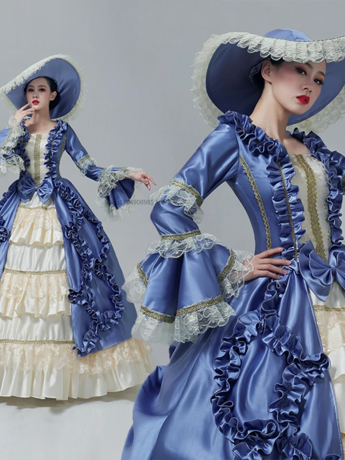 2025 Retro Costumes Polyester Dress Women's Marie Antoinette Costume Retro Masquerade Ball Gown
2025 Retro Costumes Polyester Dress Women's Marie Antoinette Costume Retro Masquerade Ball Gown