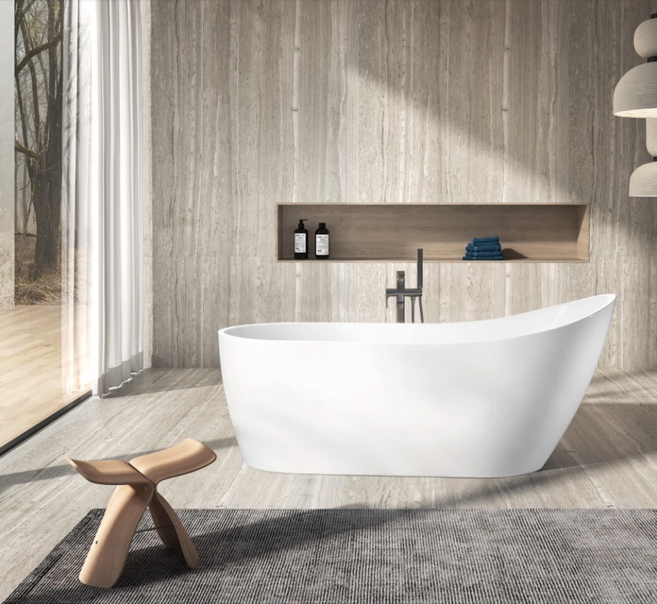 New Modern Design Standing Bath Tub White Standing Alone Soaking Acrylic Bathtubs For Home And Hotel
New Modern Design Standing Bath Tub White Standing Alone Soaking Acrylic Bathtubs For Home And Hotel