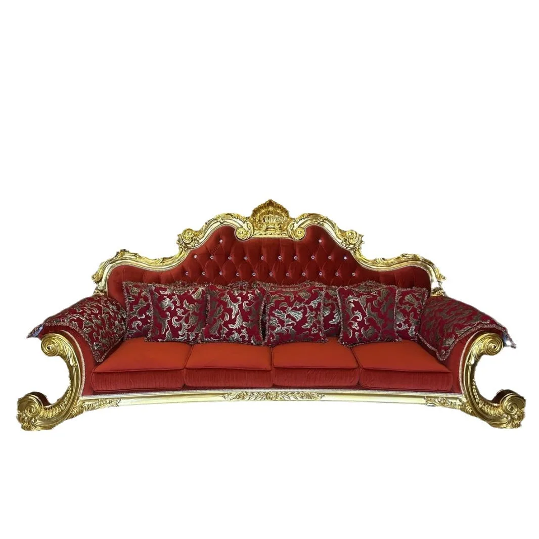 French large arc luxury sofa cushion American high density red solid wood wholesale
French large arc luxury sofa cushion American high density red solid wood wholesale