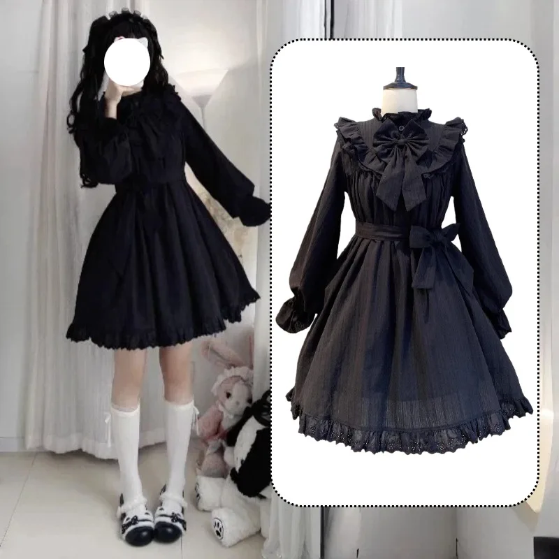 Sweet Love Lolita Sleeping Dress Cosplay Japanese Kawaii Princess Dress Black Classic Lolita Suit for Women Theme Party Outfit
Sweet Love Lolita Sleeping Dress Cosplay Japanese Kawaii Princess Dress Black Classic Lolita Suit for Women Theme Party Outfit