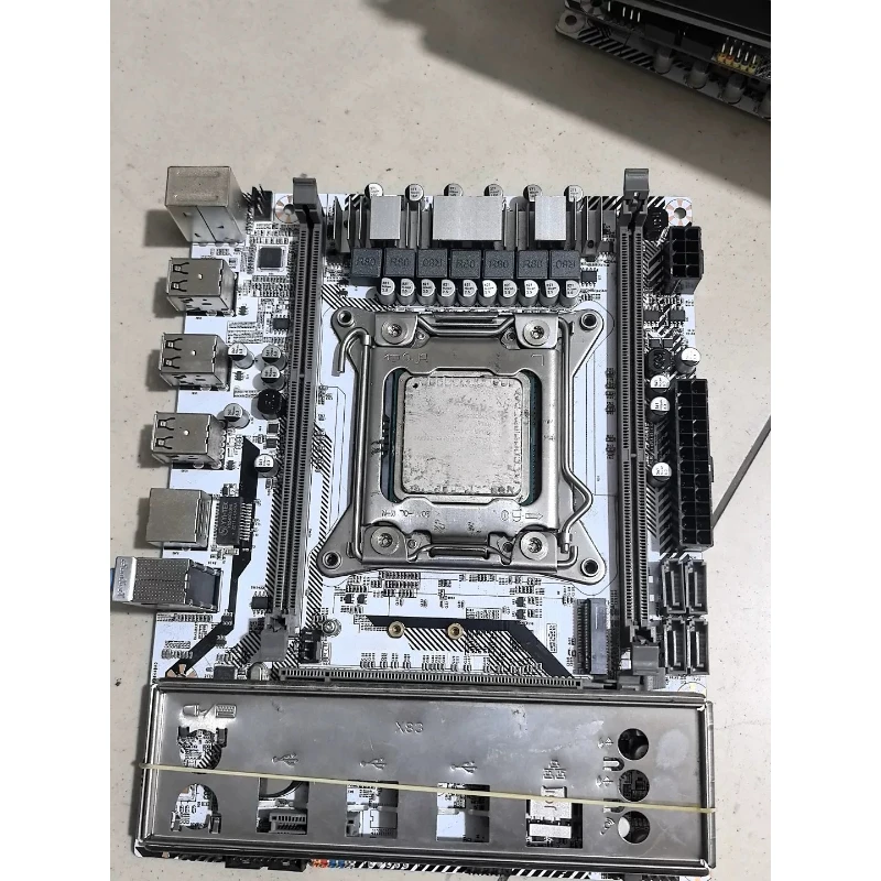 used for Jingyue X79 Mini Motherboard + Xeon E5-2689 CPU Combo LGA2011 DDR3 mATX
used for Jingyue X79 Mini Motherboard + Xeon E5-2689 CPU Combo LGA2011 DDR3 mATX