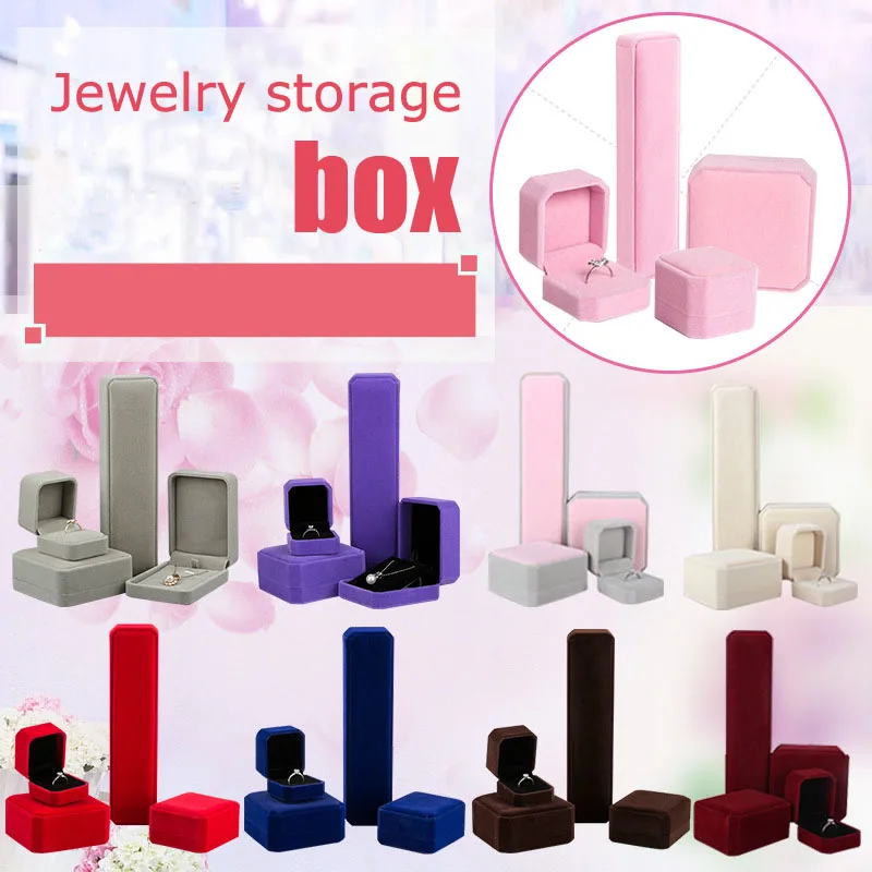 4 Pcs Jewelry storage box bracelet ring box flannelette jewelry storage pendant packaging box earrings necklace box gift
4 Pcs Jewelry storage box bracelet ring box flannelette jewelry storage pendant packaging box earrings necklace box gift