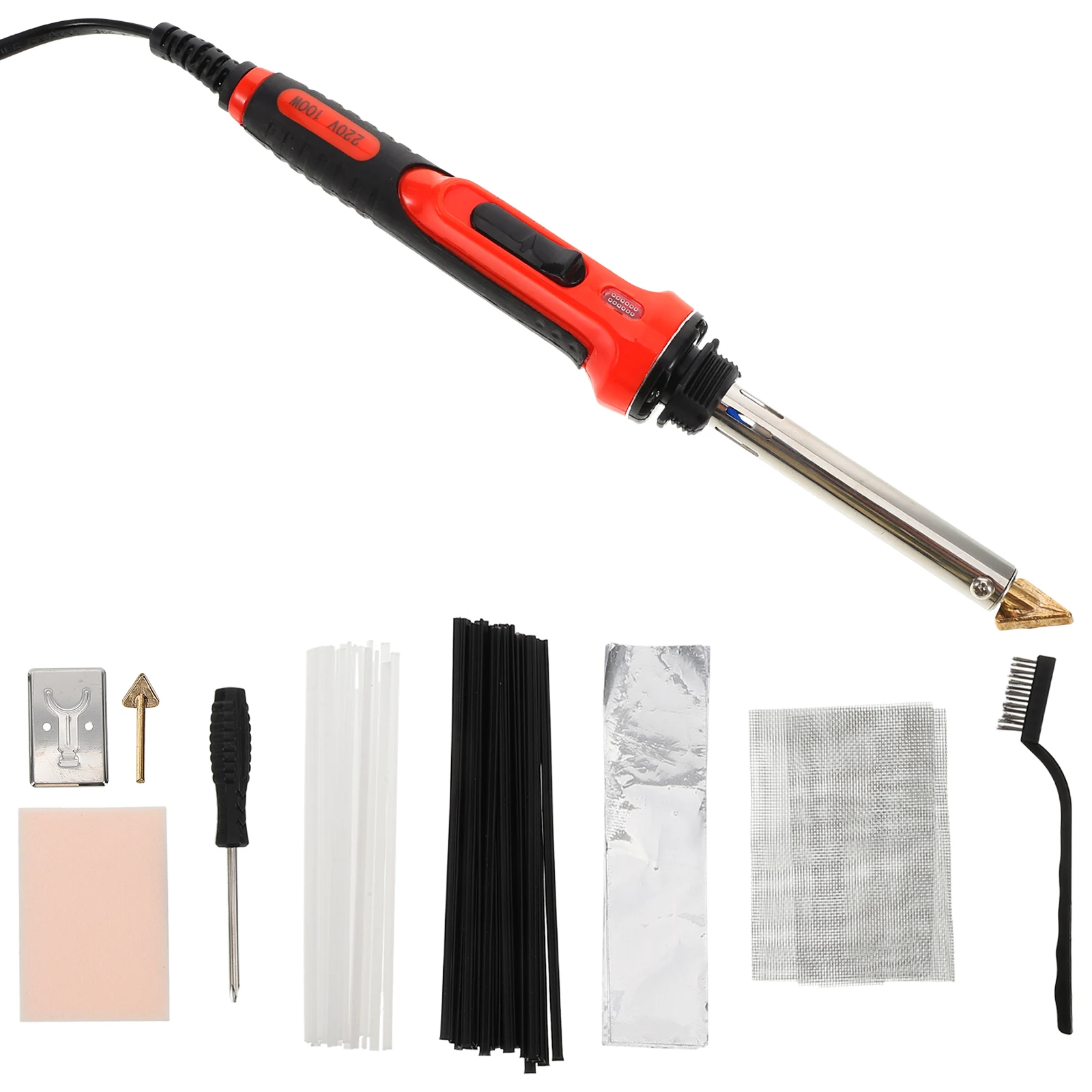 1 set Plastic Repair Welding Tool Kit 220V Electric Soldering Iron Kayak Patch Bumper Automotive Plastic Soldering Kit
1 set Plastic Repair Welding Tool Kit 220V Electric Soldering Iron Kayak Patch Bumper Automotive Plastic Soldering Kit