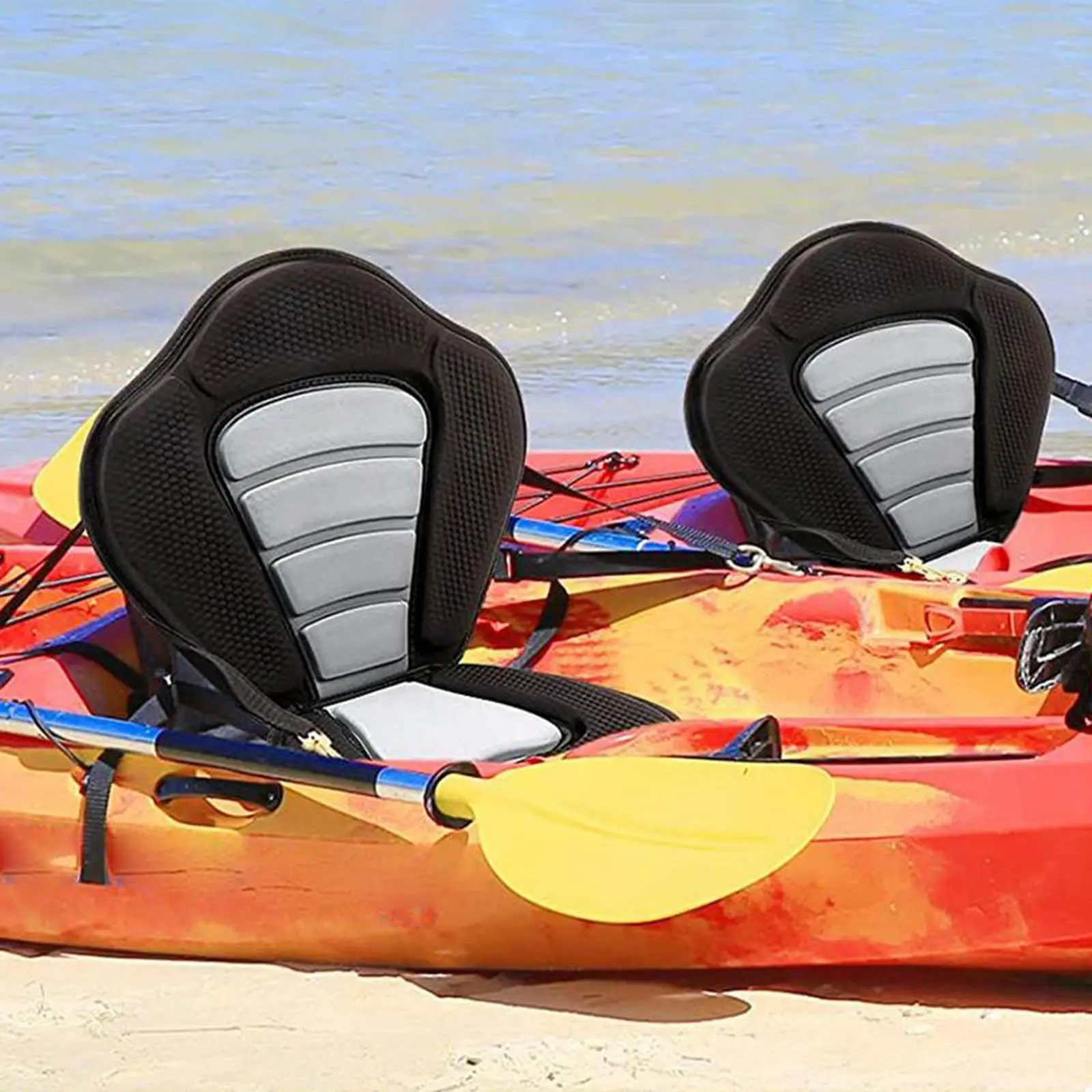 Universal Kayak Seat Comfortable Heavy Duty Easy to Install Elastic Detachable for Kayaks Canoes Canoeing Rafting Drifting
Universal Kayak Seat Comfortable Heavy Duty Easy to Install Elastic Detachable for Kayaks Canoes Canoeing Rafting Drifting