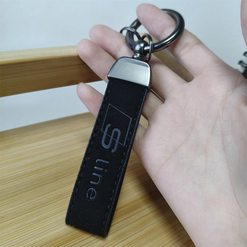 Audi Keychain Suede Leather Emblem Keytags For Sline A4 B6 B8 A3 Q3 A6 C7 C8 TT MK3 Car Accessories Keyring Men Fashion Gifts
Audi Keychain Suede Leather Emblem Keytags For Sline A4 B6 B8 A3 Q3 A6 C7 C8 TT MK3 Car Accessories Keyring Men Fashion Gifts