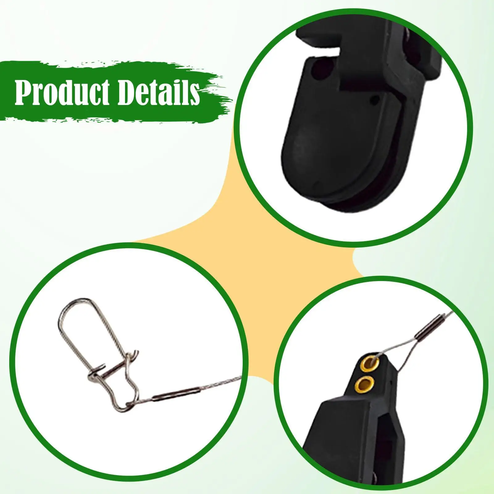 Универсальный зажим для удочек Planer Board Fishing Clip: прочная конструкция для сумок для пресноводных удилищ и рыболовных снастей
Универсальный зажим для удочек Planer Board Fishing Clip: прочная конструкция для сумок для пресноводных удилищ и рыболовных снастей