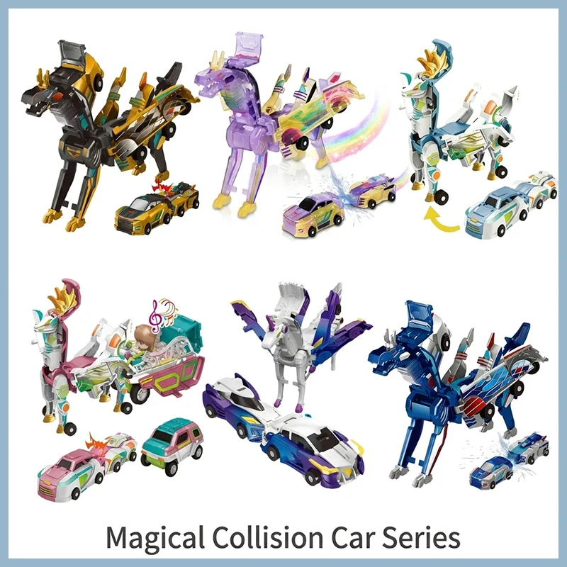 Magnetic Collision Transforming Car Toy 2 In 1 Magic Combination Unicorn Dinosaur Transformer Vehicle Kids Boys Gift
Magnetic Collision Transforming Car Toy 2 In 1 Magic Combination Unicorn Dinosaur Transformer Vehicle Kids Boys Gift