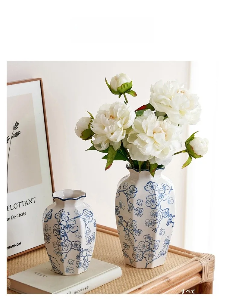New Chinese Sle Cerc Blue And White Porcelain Flower Vase U Mi Living Simple Modern een Plant Water Cultivation Decora...
New Chinese Sle Cerc Blue And White Porcelain Flower Vase U Mi Living Simple Modern een Plant Water Cultivation Decora...