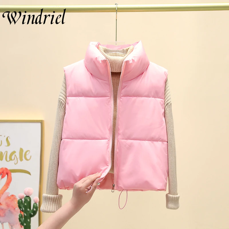 Women's Vest Autumn And Winter New Style Korean Version Down Cotton Vest Cotton-padded Waistcoat Short Jacket Outerwear Trendy
Women's Vest Autumn And Winter New Style Korean Version Down Cotton Vest Cotton-padded Waistcoat Short Jacket Outerwear Trendy