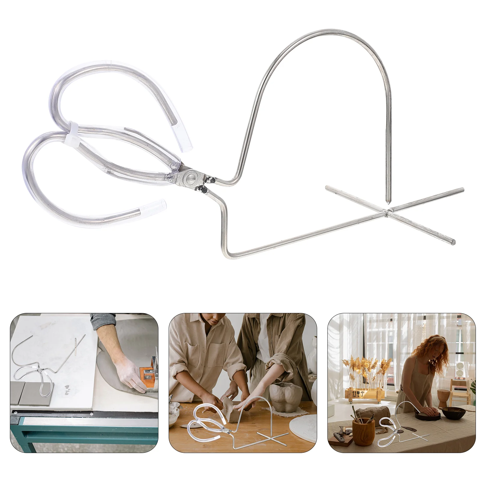 Stainless Steel Glaze Pliers Pottery Dipping Tong Clay Glazing Tool Simple Design Practical Use Premium Material Exquisite
Stainless Steel Glaze Pliers Pottery Dipping Tong Clay Glazing Tool Simple Design Practical Use Premium Material Exquisite