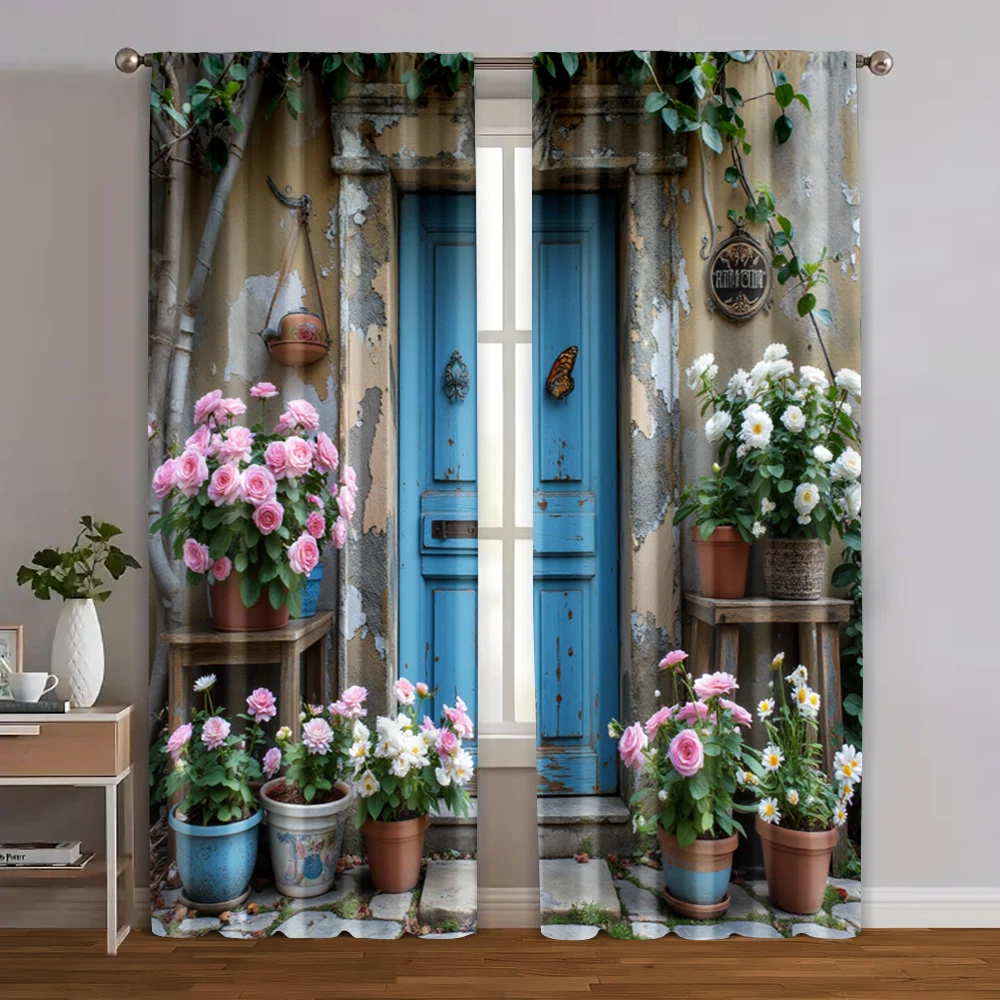 2pcs, Creative Curtains 2D print Rustic Butterfly and Flower Versatile Fabric (without rod) Stuff Clearance Ldeal for Various
2pcs, Creative Curtains 2D print Rustic Butterfly and Flower Versatile Fabric (without rod) Stuff Clearance Ldeal for Various