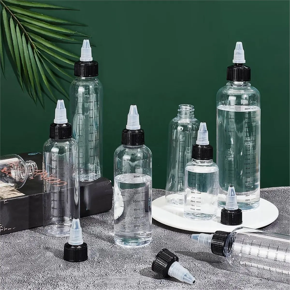 A305P ~20PCS 100ml Transparent Plastic Squeeze Bottles with Graduated Measurements and Twist Caps
A305P ~20PCS 100ml Transparent Plastic Squeeze Bottles with Graduated Measurements and Twist Caps