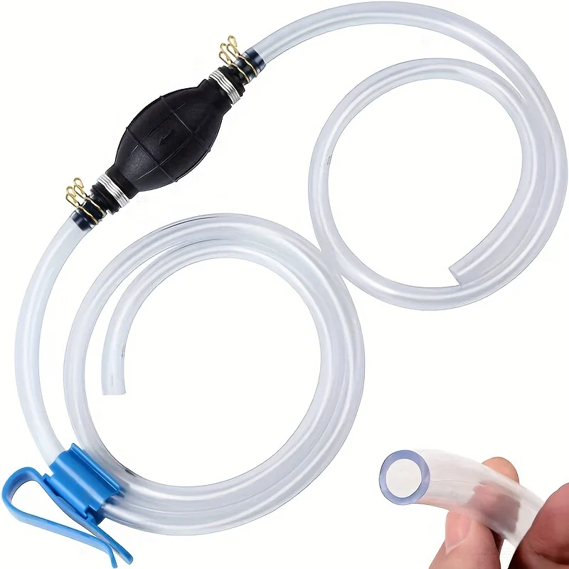 1pcs Siphon Pump Gasoline Siphone Hose for water Gasoline Oil Petrol Diesel Manual Fuel Pump with 2 Durable PVC Siphon Hose
1pcs Siphon Pump Gasoline Siphone Hose for water Gasoline Oil Petrol Diesel Manual Fuel Pump with 2 Durable PVC Siphon Hose