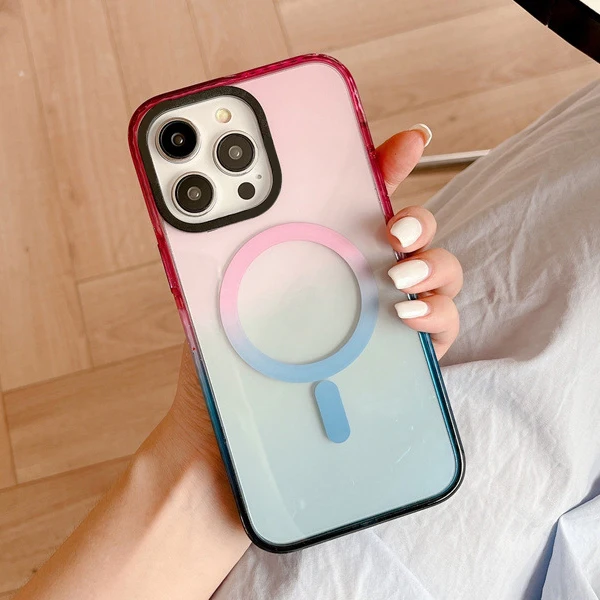 Gradient Color MagSafe Phone Case Cover for IPhone 12 13 14 15 Pro Max Case for IPhone 14 Pro
Gradient Color MagSafe Phone Case Cover for IPhone 12 13 14 15 Pro Max Case for IPhone 14 Pro