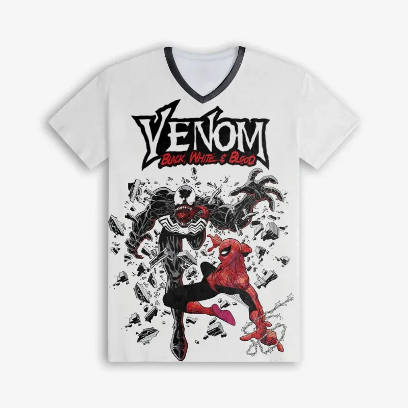 Летняя мужская и женская футболка Marvel Venom с воротником с 3D цифровым принтом и коротким рукавом, спортивная скоростная сушка
Летняя мужская и женская футболка Marvel Venom с воротником с 3D цифровым принтом и коротким рукавом, спортивная скоростная сушка