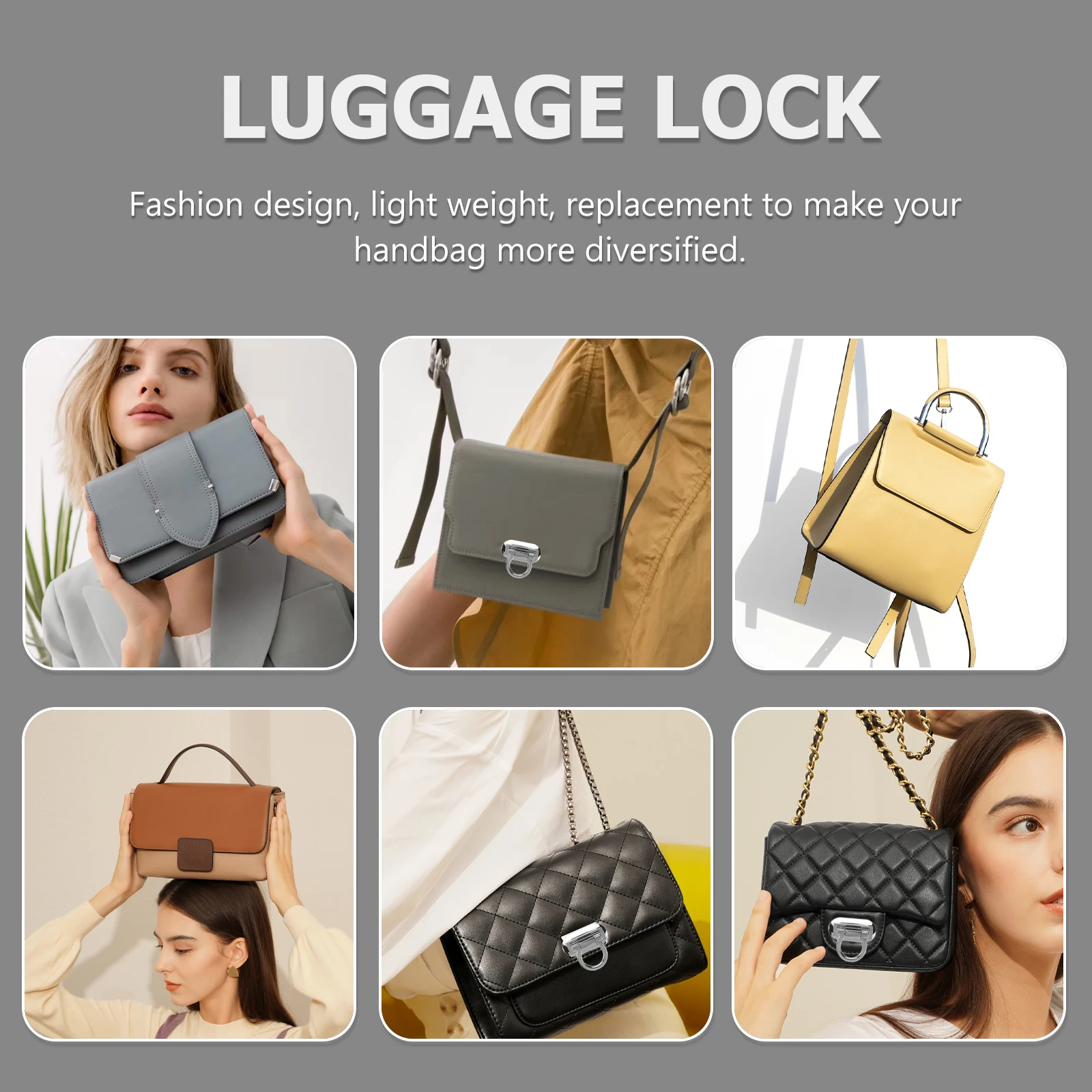 4PCS Die Mortise Clutch Padlock Bag Making Durable Lock Clutch Replacement Mortise Lock Padlock Hardware
4PCS Die Mortise Clutch Padlock Bag Making Durable Lock Clutch Replacement Mortise Lock Padlock Hardware