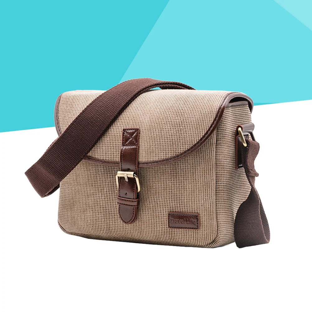 Portable Camera Bag Khaki Oxford Cloth Shock Absorption Handbag Shoulder Bag Suitable for Canon 200d800d Digital Camera Lens
Portable Camera Bag Khaki Oxford Cloth Shock Absorption Handbag Shoulder Bag Suitable for Canon 200d800d Digital Camera Lens