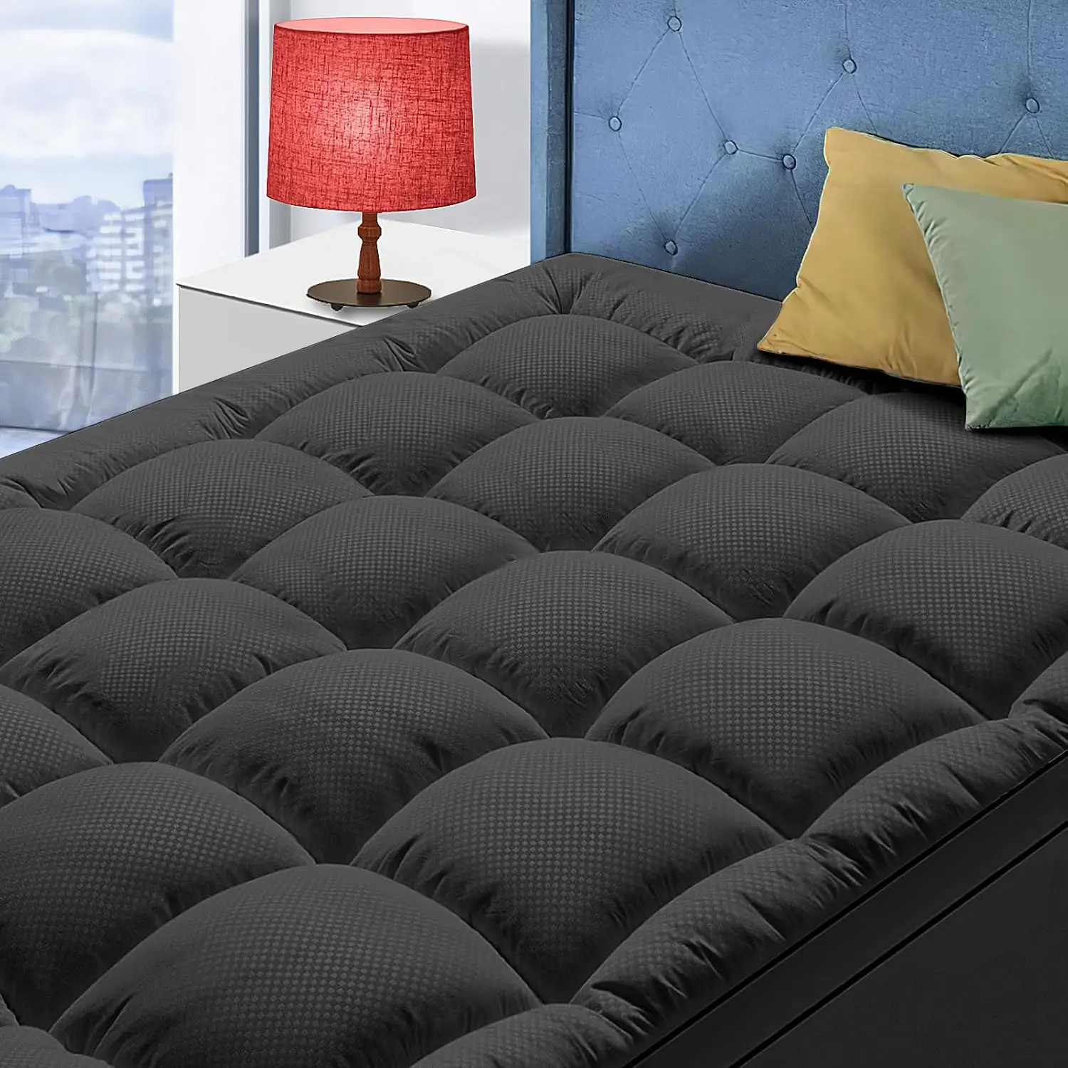 Queen Size Cooling Mattress Topper for Back Pain Relief, Extra Thick Plush Pillow Top with Deep Pocket 8-21 inch
Queen Size Cooling Mattress Topper for Back Pain Relief, Extra Thick Plush Pillow Top with Deep Pocket 8-21 inch