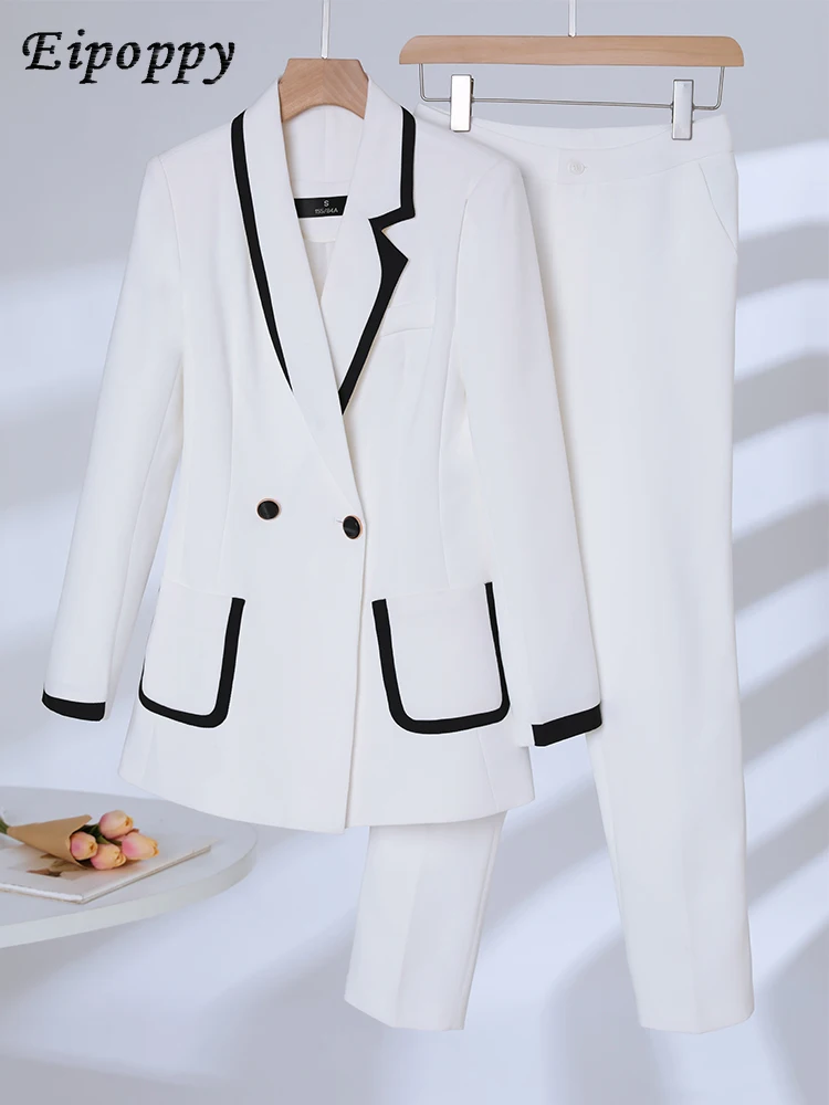 White Green Women Autumn Winter Pant Suit Office Ladies Female Formal Business Work Wear 2 Piece Set Blazer And Trouser
White Green Women Autumn Winter Pant Suit Office Ladies Female Formal Business Work Wear 2 Piece Set Blazer And Trouser