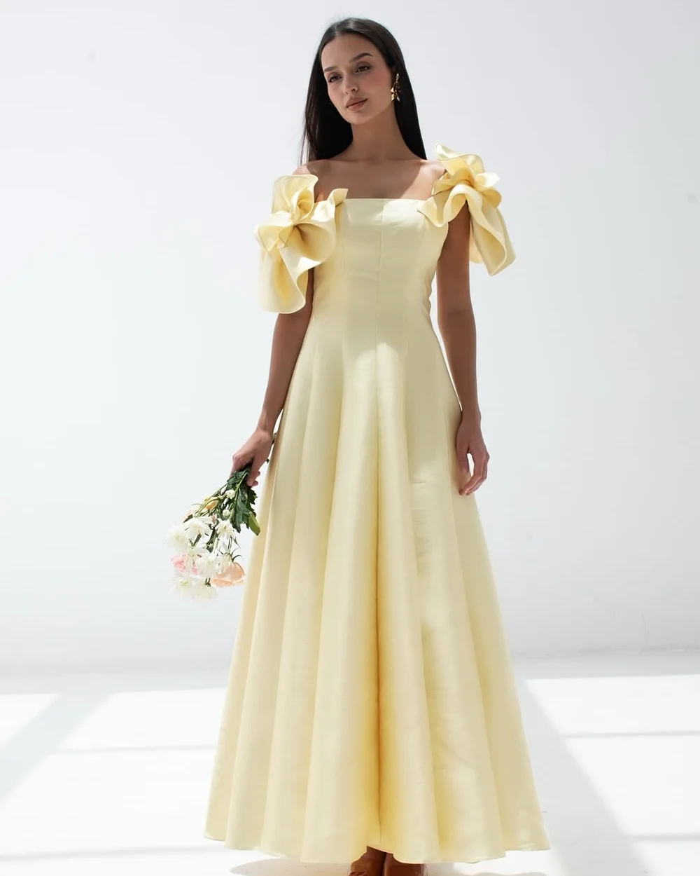 Customized Modern Style Simple Jersey Ruched Draped A-line Off-the-shoulder Ankle Length Dresses Bespoke Occasion Dresses Sexy
Customized Modern Style Simple Jersey Ruched Draped A-line Off-the-shoulder Ankle Length Dresses Bespoke Occasion Dresses Sexy