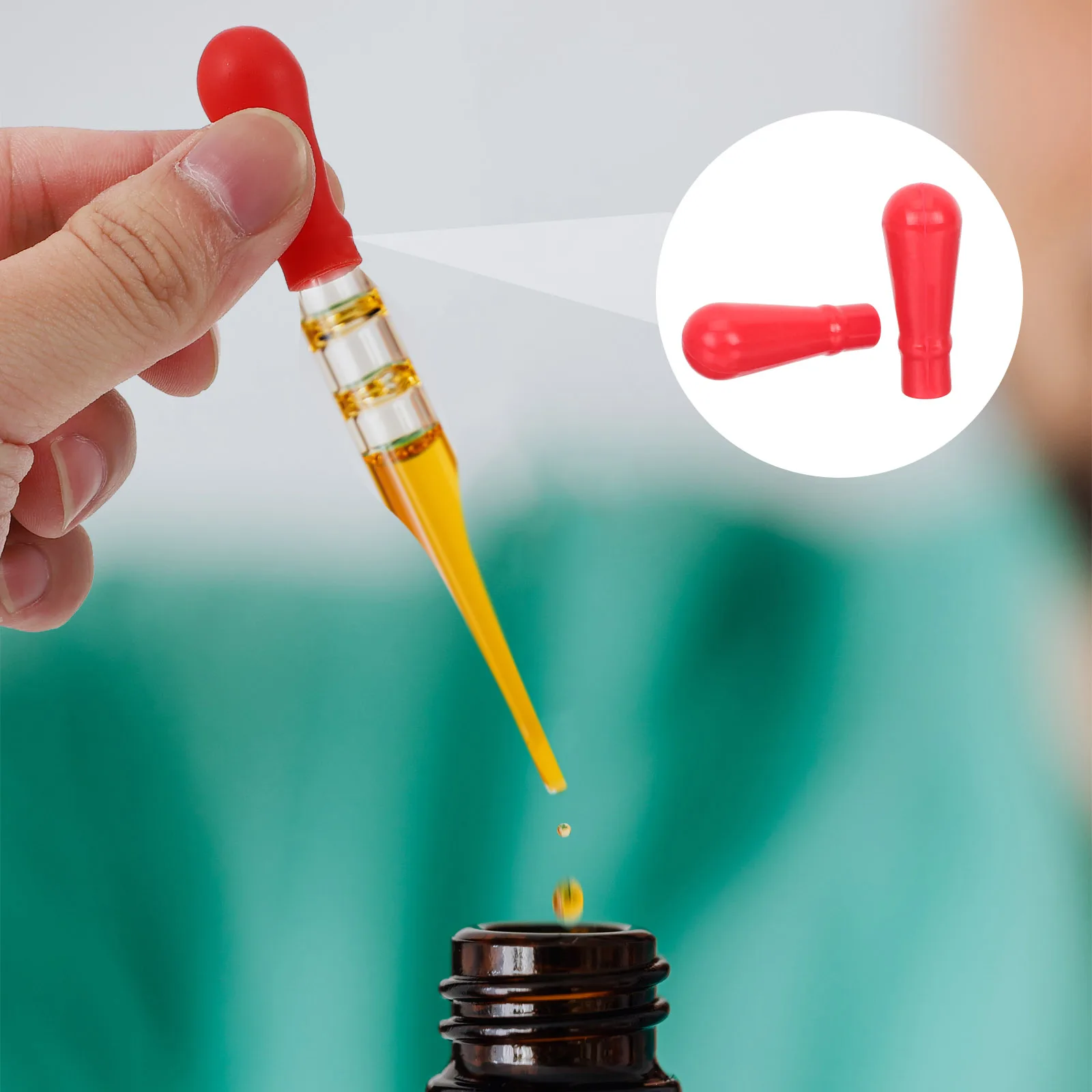 50 Pcs Pipette Dropper Caps Dropper Bulb Tips Silicone Head Plug Tips Replacement Rubber Bulb for Lab Use
50 Pcs Pipette Dropper Caps Dropper Bulb Tips Silicone Head Plug Tips Replacement Rubber Bulb for Lab Use