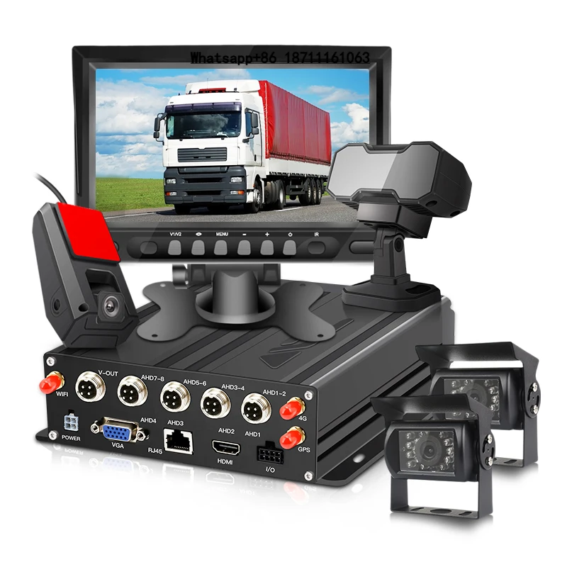 Truck Dvr System 3G 4G WiFi DSM ADAS Mdvr 4CH Kit Car Bus SD DVR With Driver Fatigue Truck Dvr System
Truck Dvr System 3G 4G WiFi DSM ADAS Mdvr 4CH Kit Car Bus SD DVR With Driver Fatigue Truck Dvr System