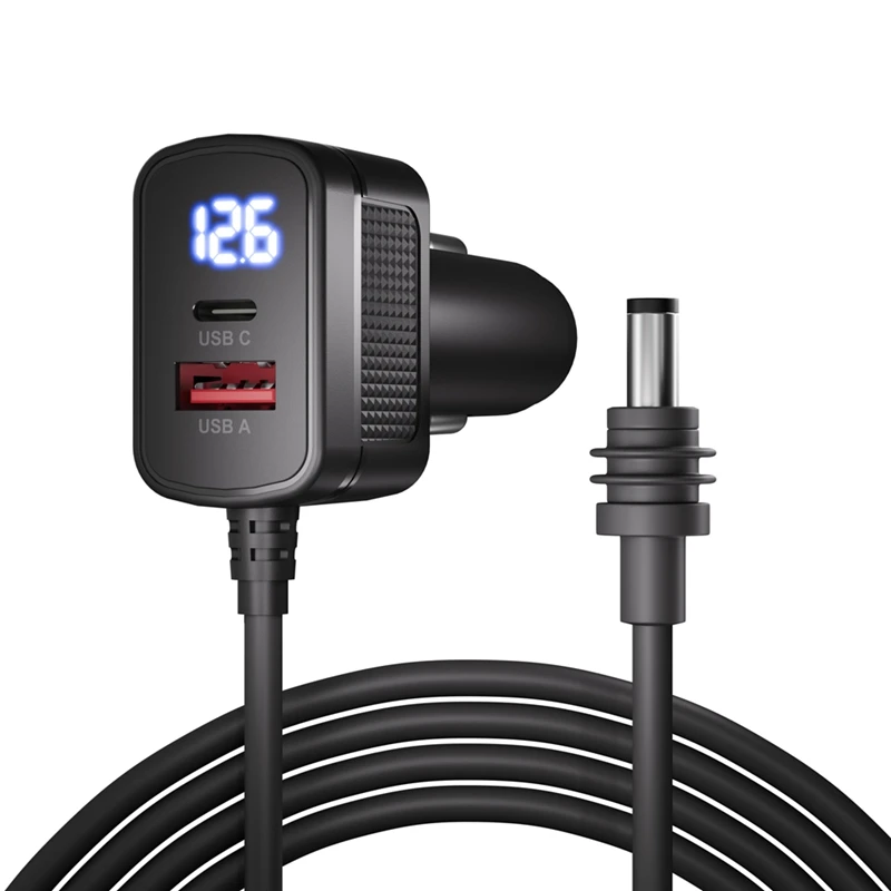 A33K-For Starlink Mini Power Cable 100W 12V-24V Cigarrete Lighter Adapter To DC Power Cable With USB Type-C Port &Voltmeter
A33K-For Starlink Mini Power Cable 100W 12V-24V Cigarrete Lighter Adapter To DC Power Cable With USB Type-C Port &Voltmeter