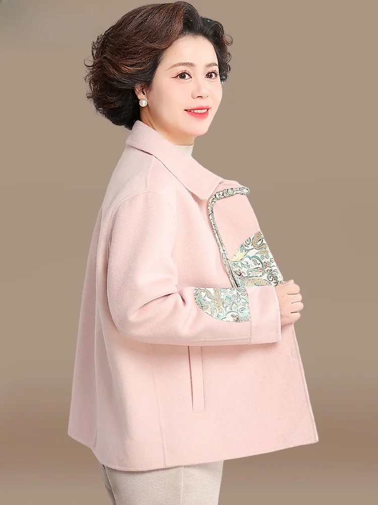 Весенне-осеннее шерстяное пальто для женщин среднего возраста: модное, свободное, с вышивкой, элегантное, для повседневной носки
Весенне-осеннее шерстяное пальто для женщин среднего возраста: модное, свободное, с вышивкой, элегантное, для повседневной носки