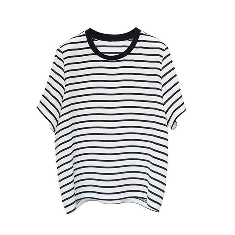 Easy to Wear ~ Cool ~ Basic Model ~ Women's 100% Mulberry Silk Short-Sleeved T-Shirt Casual Versatile Silk Top
Easy to Wear ~ Cool ~ Basic Model ~ Women's 100% Mulberry Silk Short-Sleeved T-Shirt Casual Versatile Silk Top