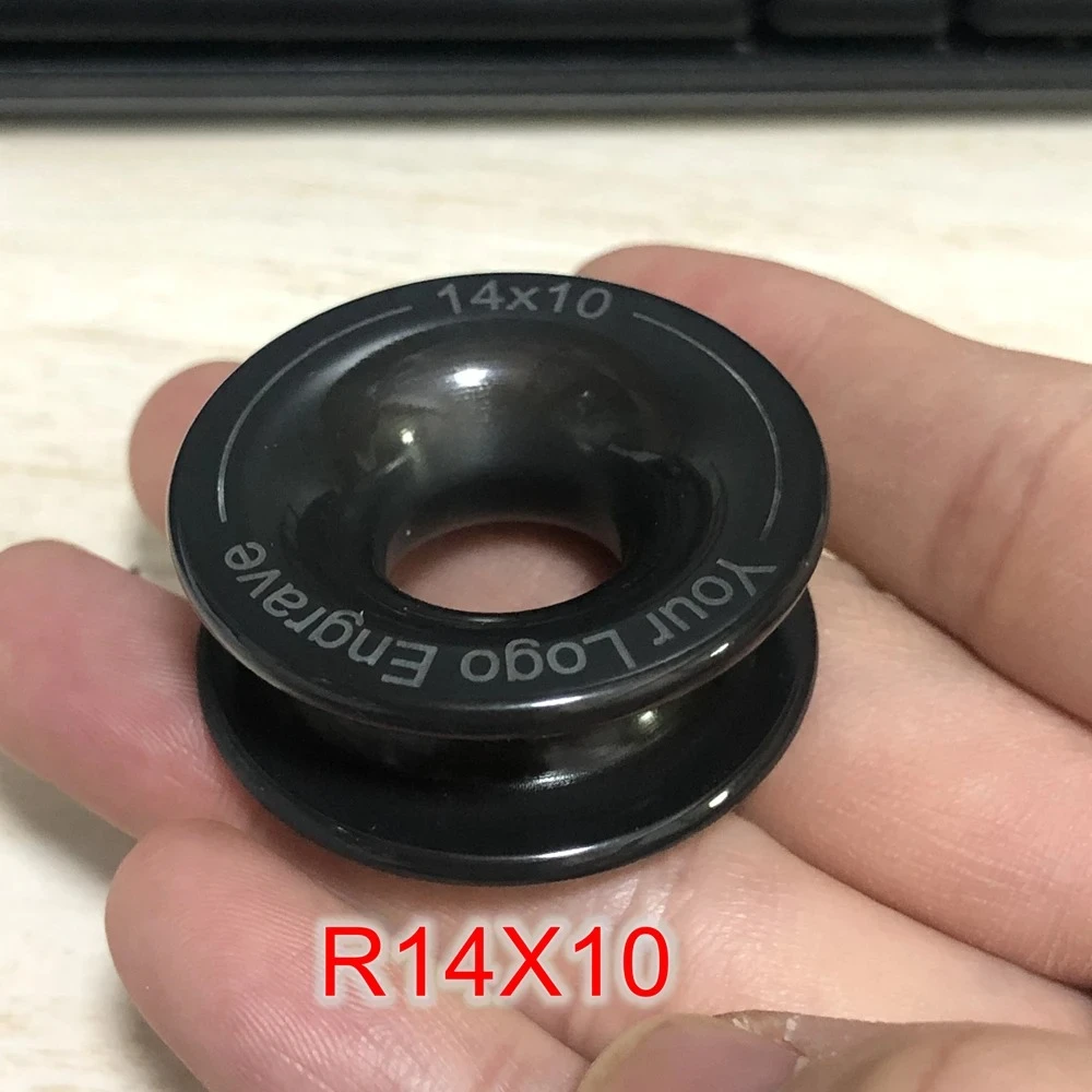 Алюминиевые кольца R14x10 с низким трением для парусника прибыла Качество Жесткий анодированный с покрытием из ПТФЭ 
Алюминиевые кольца R14x10 с низким трением для парусника прибыла Качество Жесткий анодированный с покрытием из ПТФЭ