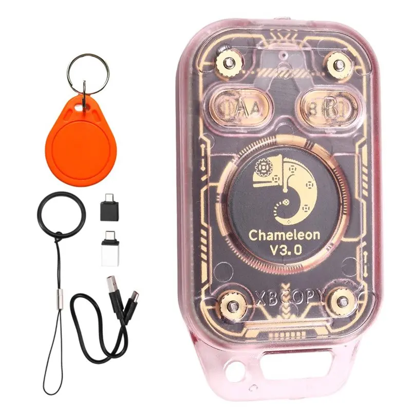 PHILE-Chameleon V3.0 Reader Writer RFID Smart Chip Reader+ 1XUID Keychain Smart Card Emulator ID IC 125K 13.56M Tag Copyer C
PHILE-Chameleon V3.0 Reader Writer RFID Smart Chip Reader+ 1XUID Keychain Smart Card Emulator ID IC 125K 13.56M Tag Copyer C