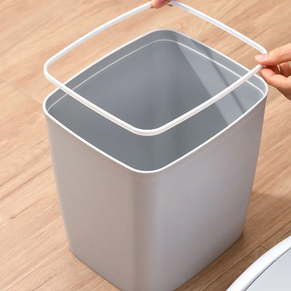 Swing Lid Trash Can for Bathroom Kitchen Bedroom Office Hotel Large Capacity Plastic Garbage Bin Hips Material Modern Waste
Swing Lid Trash Can for Bathroom Kitchen Bedroom Office Hotel Large Capacity Plastic Garbage Bin Hips Material Modern Waste